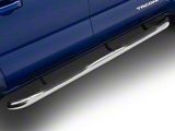 RedRock 3-Inch Side Step Bars; 304 Stainless Steel (24-26 Tacoma Double Cab)