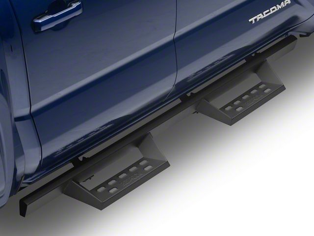 RedRock Tacoma 4-Inch Drop TC1 Running Boards; Textured Black TT50909 ...
