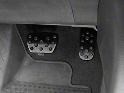 RedRock Billet Pedal Set; Black (24-26 Tacoma)