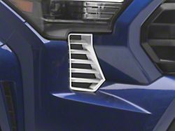 RedRock Bumper Vent Cover; Gloss Silver (24-26 Tacoma)