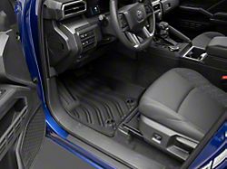 RedRock Custom Fit All-Weather Front and Rear Floor Liners; Black (24-26 Tacoma Double Cab)