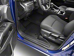RedRock Custom Fit All-Weather Front and Rear Floor Liners; Black (24-26 Tacoma Double Cab)
