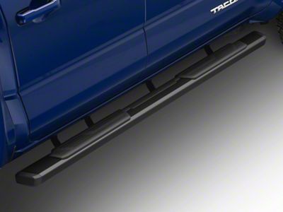 RedRock OEM Style Rocker Side Step Bars; Black (24-25 Tacoma Double Cab)