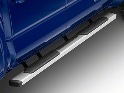 RedRock OEM Style Rocker Side Step Bars; Silver (24-25 Tacoma Double Cab)