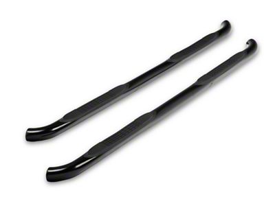 RedRock 3-Inch Side Step Bars; Black (22-25 Tundra Double Cab)