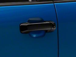 RedRock Door Handle Covers; Gloss Black (07-21 Tundra)