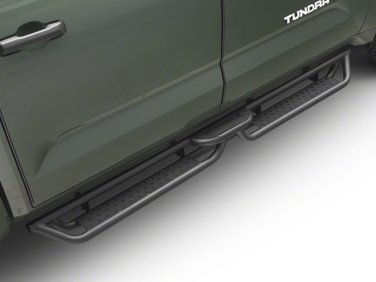 Go Rhino Tundra Dominator Xtreme D6 Side Step Bars; Textured Black