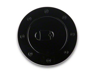 RedRock Fuel Door Cover; Gloss Black (07-14 Tundra)