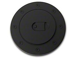 RedRock Fuel Door Cover; Matte Black (07-14 Tundra)