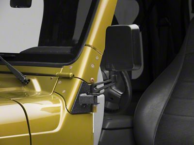 RedRock Mirror Relocation Brackets (97-06 Jeep Wrangler TJ)