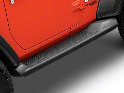 RedRock Molded ABS OE Style Side Step Bars (18-25 Jeep Wrangler JL 2-Door)