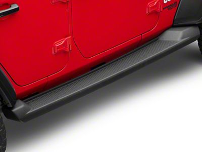 RedRock Molded ABS OE Style Side Step Bars (18-25 Jeep Wrangler JL 4-Door)