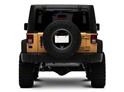RedRock Spare Tire License Plate Mount Kit with Light (87-25 Wrangler TJ, TJ, JK & JL)
