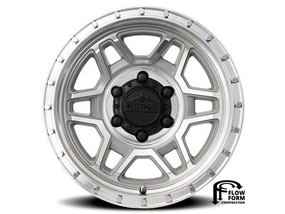 Reika R40 Trooper Machined Clear 6-Lug Wheel; 17x9; -12mm Offset (05-15 Tacoma)