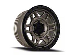 Reika R40 Trooper Bronze with Black Ring 5-Lug Wheel; 17x8.5; 0mm Offset (07-13 Tundra)
