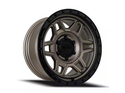 Reika R40 Trooper Bronze with Black Ring 5-Lug Wheel; 17x8.5; 0mm Offset (07-13 Tundra)