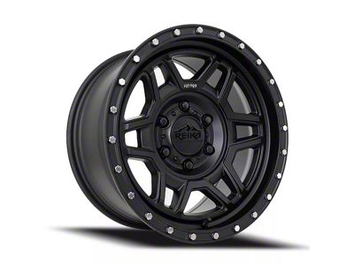 Reika R40 Trooper Satin Black 5-Lug Wheel; 17x8.5; 0mm Offset (07-13 Tundra)