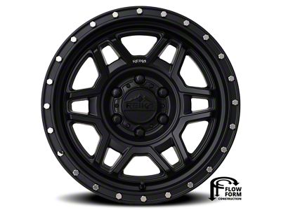 Reika R40 Trooper Satin Black 6-Lug Wheel; 17x9; -12mm Offset (10-24 4Runner)