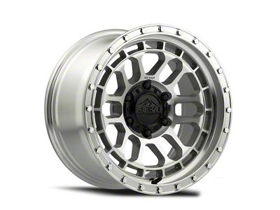 Reika R35 Rambler Machined Clear 6-Lug Wheel; 17x8.5; 0mm Offset (22-25 Bronco Raptor)