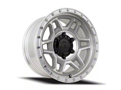 Reika R40 Trooper Machined Clear 6-Lug Wheel; 17x8.5; 0mm Offset (22-25 Bronco Raptor)