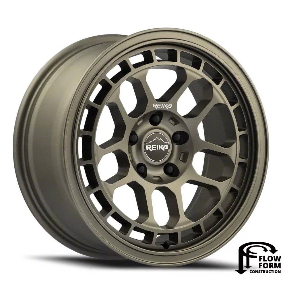 Reika Bronco Sport R30 Drifter Satin Black 5-Lug Wheel; 17x8