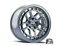 Reika R30 Drifter Graphite 5-Lug Wheel; 17x8; 20mm Offset (21-25 Bronco Sport)