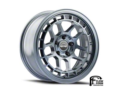 Reika R30 Drifter Graphite 5-Lug Wheel; 17x8; 20mm Offset (21-25 Bronco Sport)