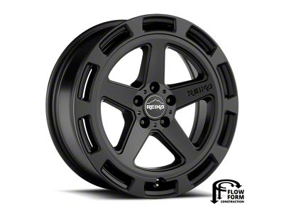 Reika R20 Teton Satin Black 5-Lug Wheel; 17x8; 20mm Offset (21-25 Bronco Sport)
