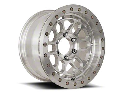 Reika R35B Rambler Beadlock Machined Wheel; 17x9; -35mm Offset (99-04 Jeep Grand Cherokee WJ)