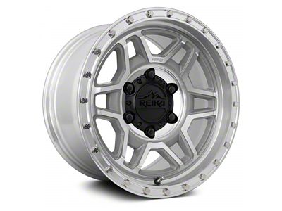Reika R40 Trooper Machined Clear Wheel; 17x9; -12mm Offset (18-25 Jeep Wrangler JL)
