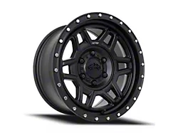 Reika R40 Trooper Satin Black 5-Lug Wheel; 17x8.5; 0mm Offset (14-21 Tundra)