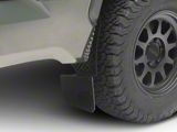6-Inch X-Merica Offset Mud Flaps; Front or Rear; Black (Universal; Some Adaptation May Be Required)