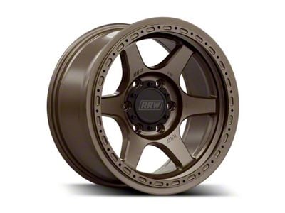 Relations Race Wheels RR2-H Matte Bronze 6-Lug Wheel; 17x8.5; -25mm Offset (05-15 Tacoma)