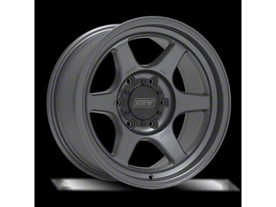 Relations Race Wheels RR2-S Matte Gunmetal 6-Lug Wheel; 17x8.5; -12mm Offset (05-15 Tacoma)