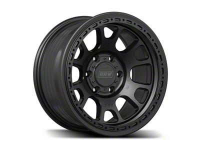 Relations Race Wheels RR5-H Matte Black 6-Lug Wheel; 17x8.5; 0mm Offset (05-15 Tacoma)