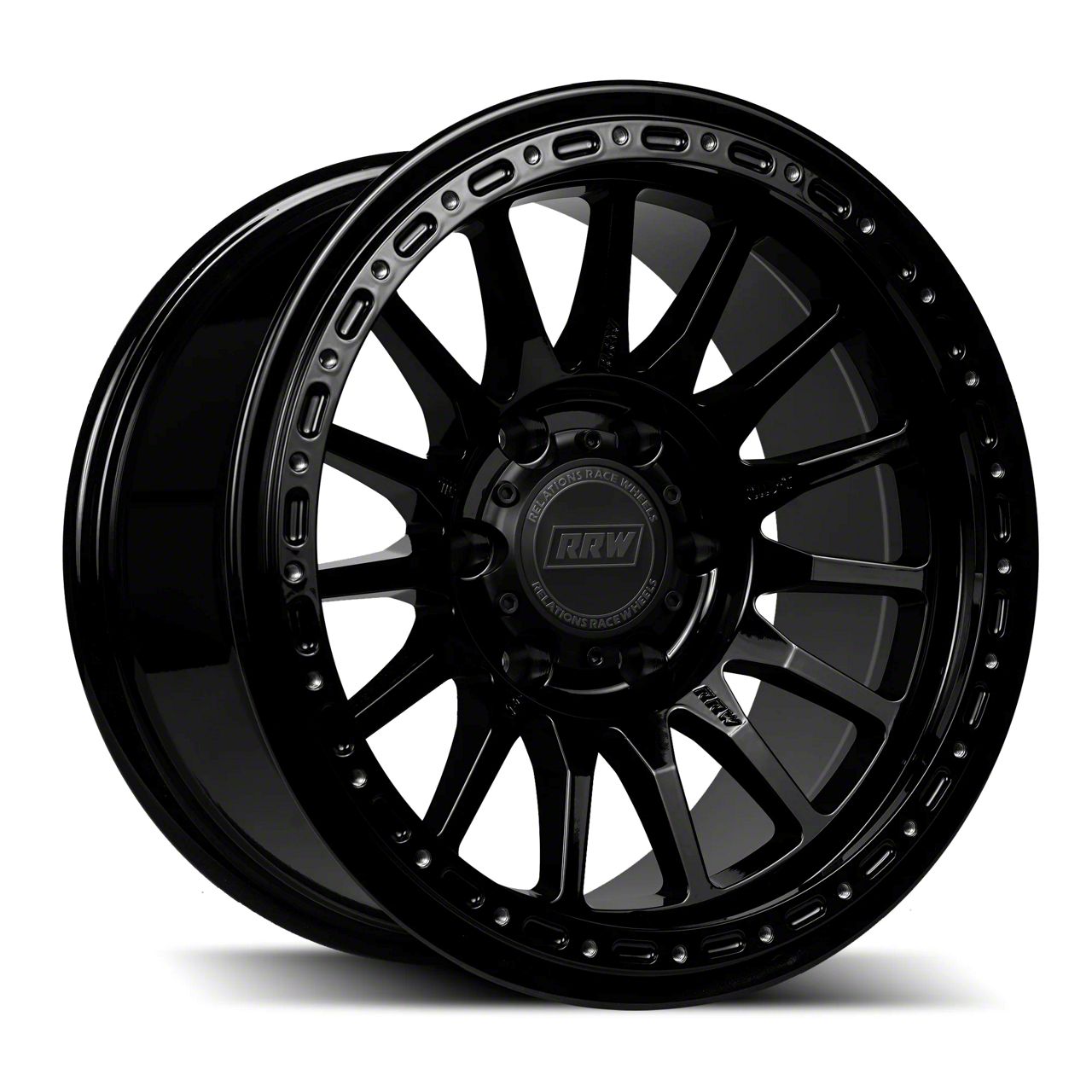 Relations Race Wheels Tacoma RR7-H Flow Form Gloss Black 6-Lug Wheel ...