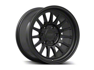 Relations Race Wheels RR7-S Matte Black 6-Lug Wheel; 17x8.5; -12mm Offset (05-15 Tacoma)
