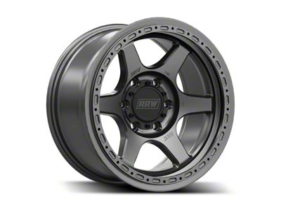 Relations Race Wheels RR2-H Matte Gunmetal 6-Lug Wheel; 17x8.5; -12mm Offset (10-24 4Runner)