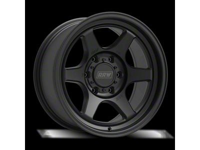Relations Race Wheels RR2-S Matte Black 6-Lug Wheel; 17x8.5; -25mm Offset (16-23 Tacoma)