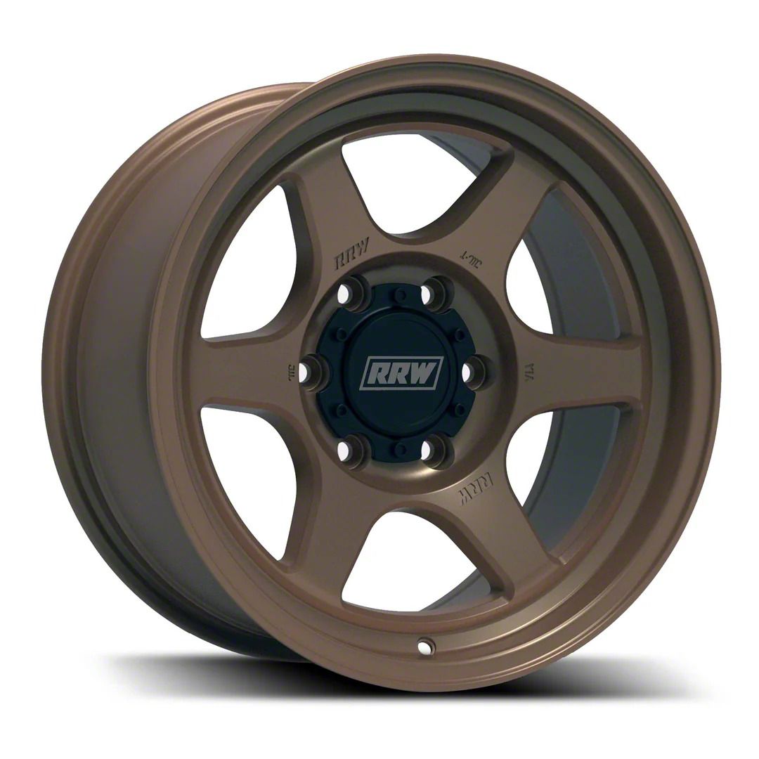 Relations Race Wheels Tacoma RR2-S Matte Bronze 6-Lug Wheel; 17x8.5 ...