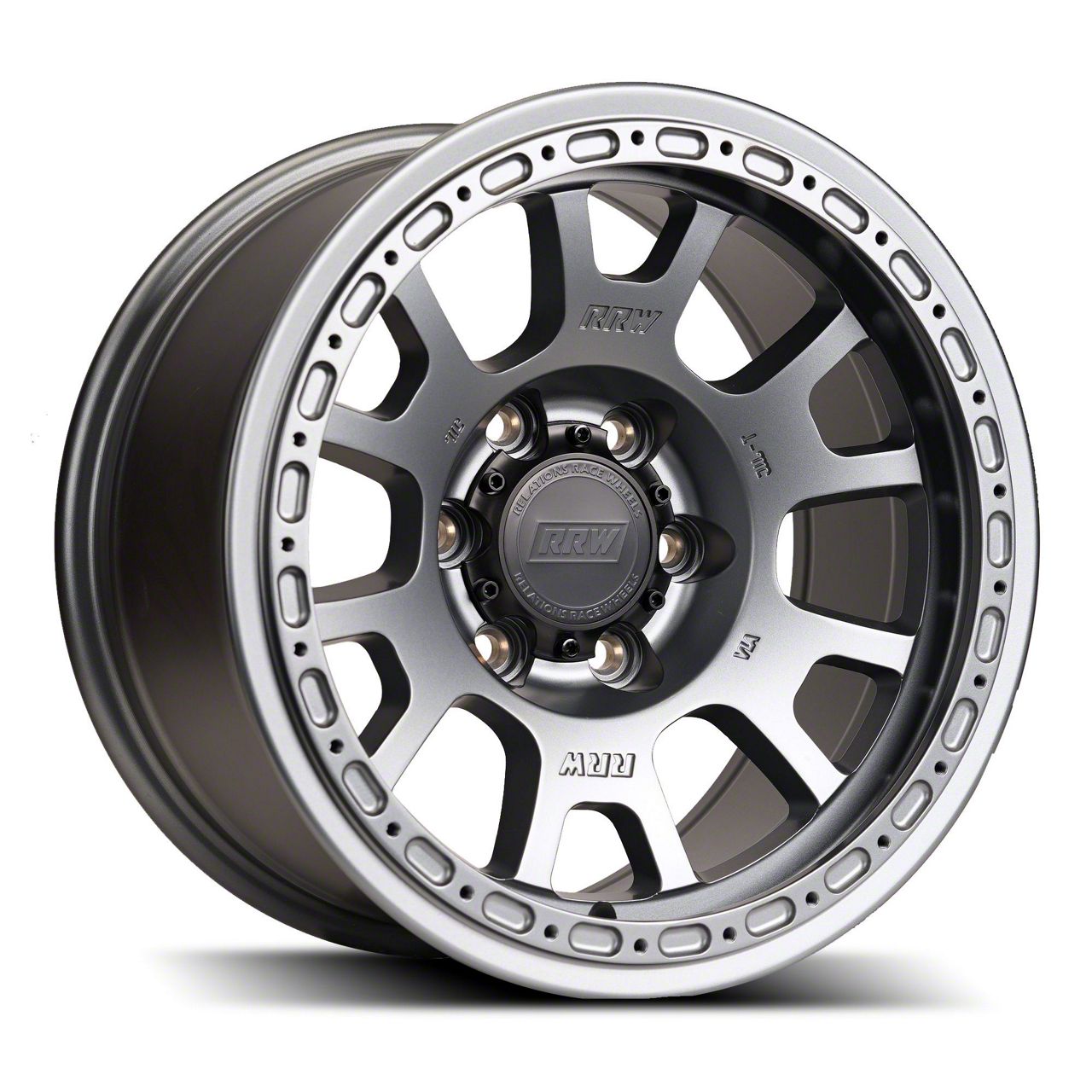 Relations Race Wheels Tacoma RR5-H Matte Gunmetal 6-Lug Wheel; 17x8.5 ...