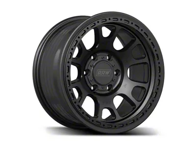 Relations Race Wheels RR5-H Matte Black 6-Lug Wheel; 17x8.5; 0mm Offset (22-25 Bronco Raptor)