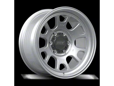 Relations Race Wheels RR5-S Brushed Aluminum 6-Lug Wheel; 17x8.5; 25mm Offset (21-25 Bronco, Excluding Raptor)
