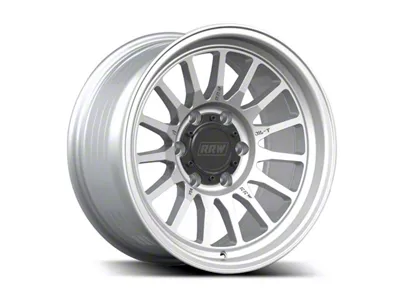 Relations Race Wheels RR7-S Brushed Aluminum 6-Lug Wheel; 17x8.5; 25mm Offset (21-25 Bronco, Excluding Raptor)