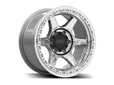 Relations Race Wheels RR2-H Brushed Aluminum 6-Lug Wheel; 17x8.5; -12mm Offset (24-26 Tacoma)