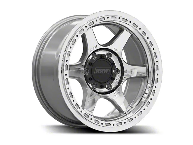 Relations Race Wheels Tacoma RR2-H Brushed Aluminum 6-Lug Wheel; 17x8.5 ...