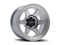 Relations Race Wheels RR2-S Brushed Aluminum 6-Lug Wheel; 17x8.5; 0mm Offset (24-26 Tacoma)