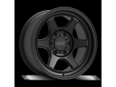 Relations Race Wheels RR2-S Matte Black 6-Lug Wheel; 17x8.5; -25mm Offset (24-26 Tacoma)