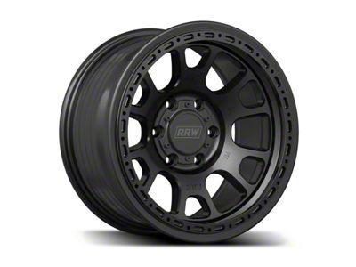 Relations Race Wheels RR5-H Matte Black 6-Lug Wheel; 17x8; 18mm Offset (24-26 Tacoma)