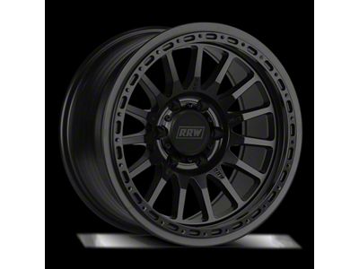 Relations Race Wheels RR7-H Matte Black 6-Lug Wheel; 17x8.5; 25mm Offset (24-26 Tacoma)